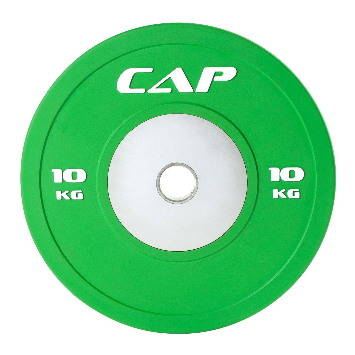 2" Olympic Competition Rubber Bumper Weight Plates with Steel Hub, 10KG (22 Lbs) Single