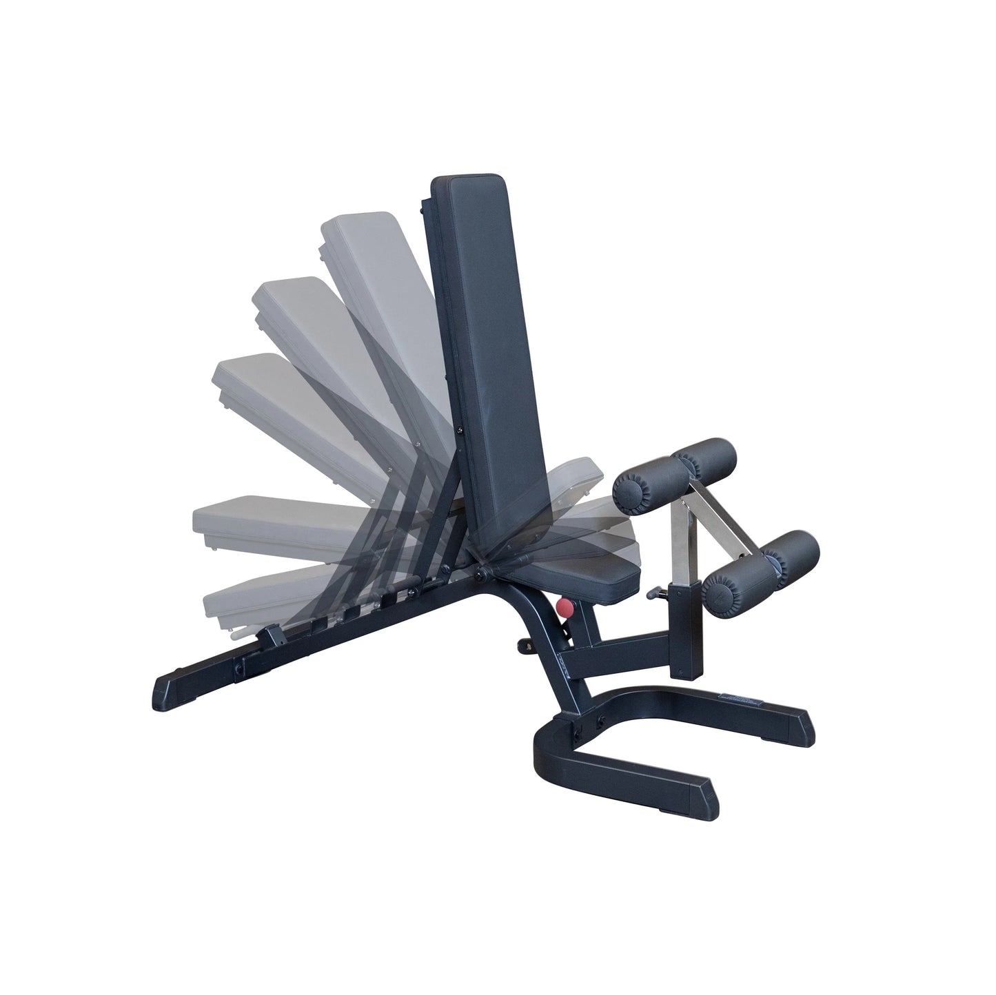 - GFID71B Heavy Duty Adjustable Bench with Leg Hold down Included - BLACK