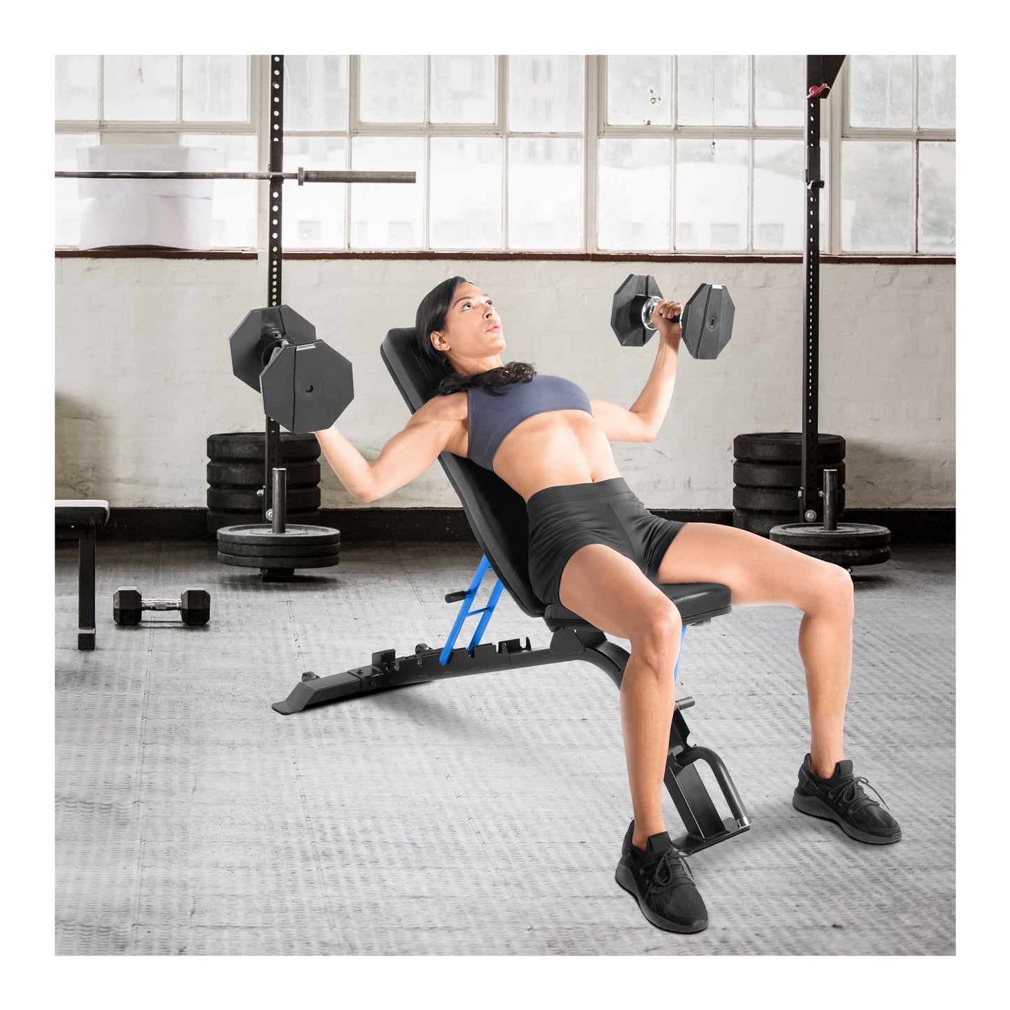 Adjustable FID (Flat Incline Decline) Weight Bench, 500Lb Capacity