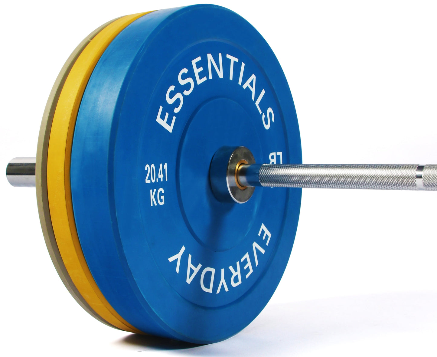 Olympic Bumper Plate Weight Plate with Steel Hub, Color Coded, 160 Lbs Set