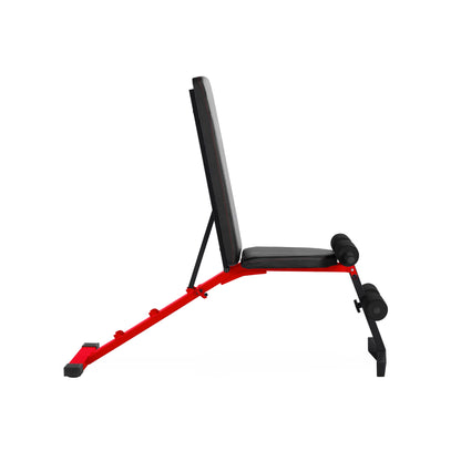 Strength Adjustable FID Weight Bench (600 Lb Weight acity), Red