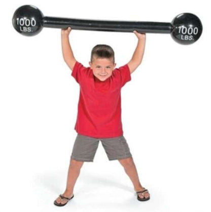 Children's inflatable barbell toy
