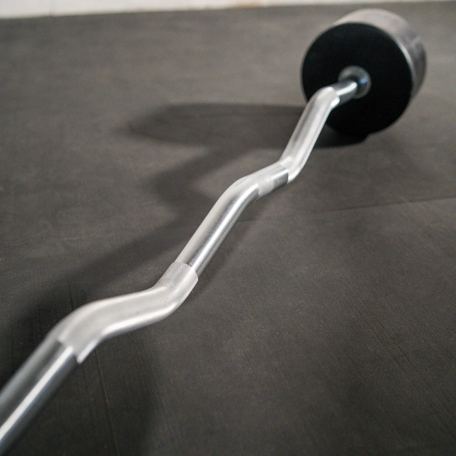 EZ Curl Rubber Fixed Barbell 110 Lb.