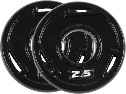 t Barbell Plates Cast Iron Weight Plates 2.5, 5, 10, 25, 35, 45 Lbs Plates(Single & Pair) (A. 2.5LB (Set of 2))