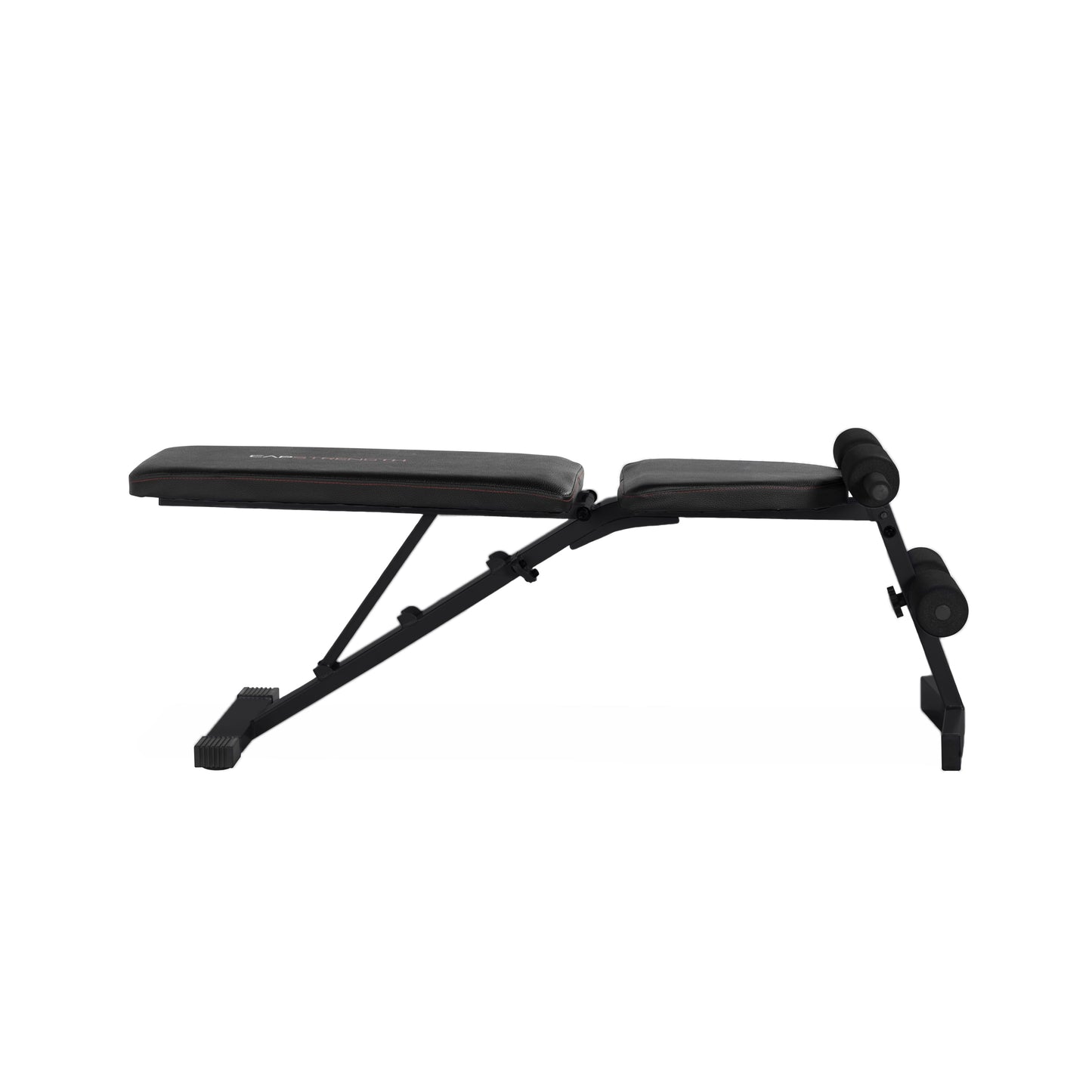 Strength Adjustable FID Weight Bench (600 Lb Weight acity), Black