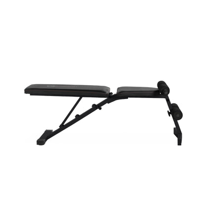Strength Adjustable FID Weight Bench (600 Lb Weight acity), Black