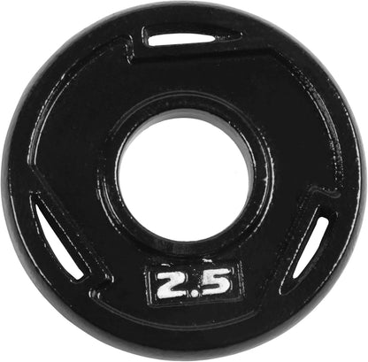 t Barbell Plates Cast Iron Weight Plates 2.5, 5, 10, 25, 35, 45 Lbs Plates(Single & Pair) (A. 2.5LB (Set of 2))