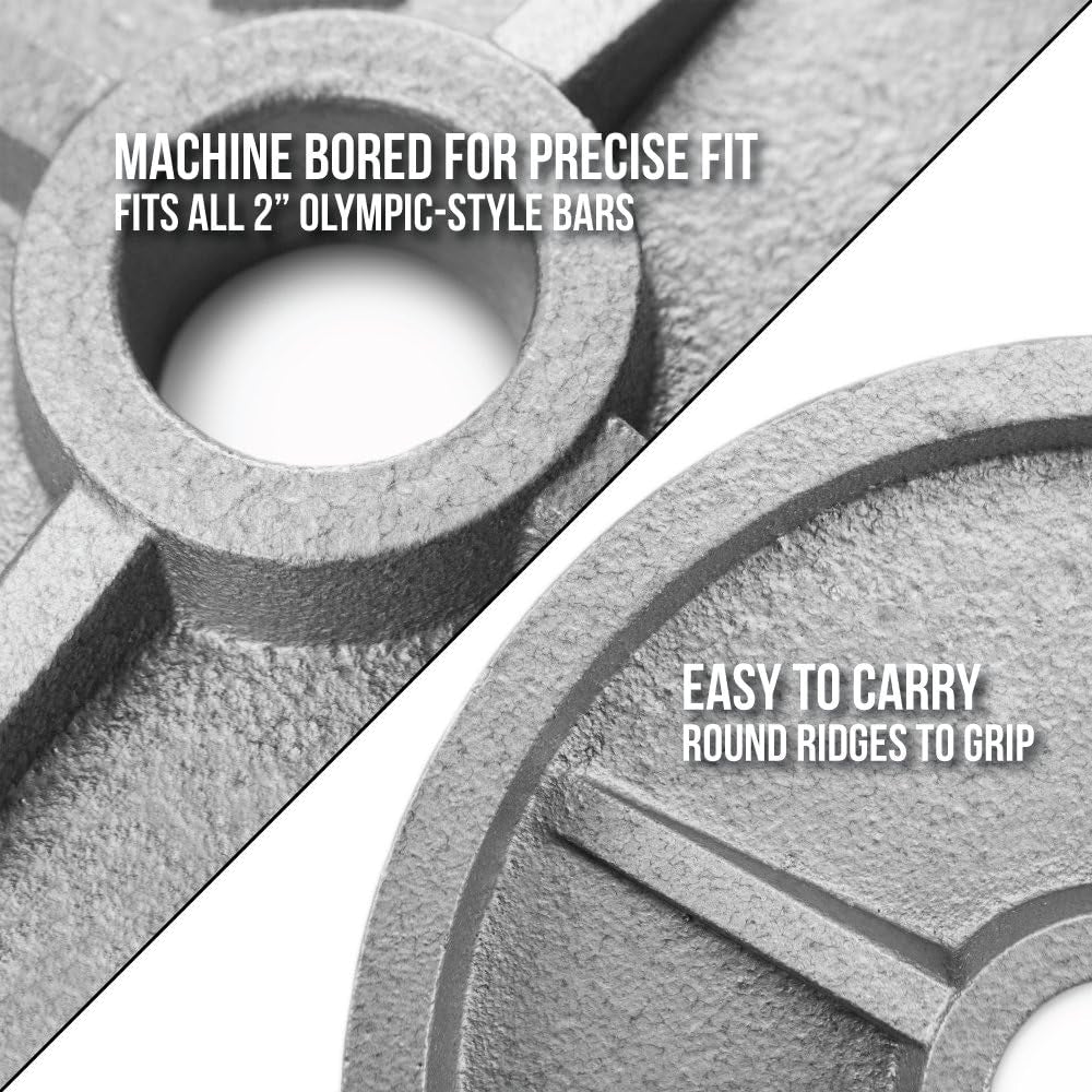 2-Inch Olympic Style Iron Weight Plate