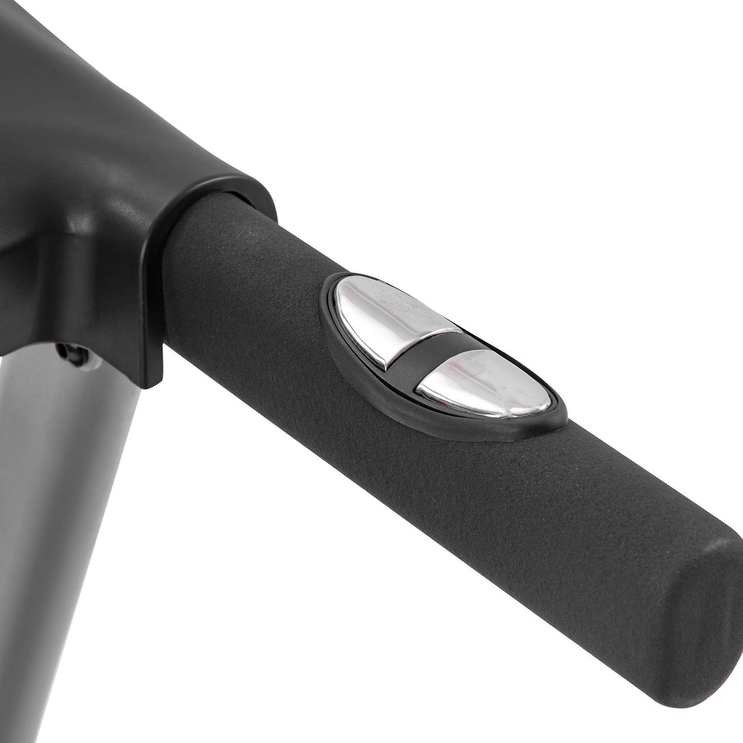 Compact 1.5HP folding treadmill with incline and pulse sensor.