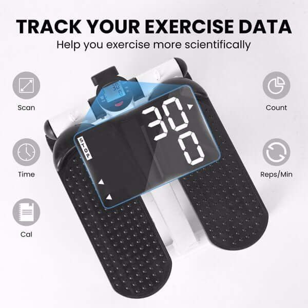 Mini Stepper with Resistance Band and Lcd Display Screen™