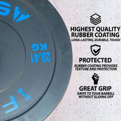 Olympic Bumper Weight Plates With 2-Inch Steel, 45LB™