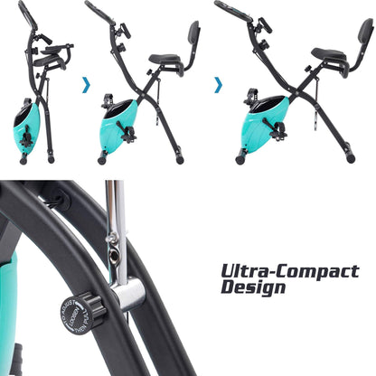 X-Shaped Upright Folding Exercise Bike™