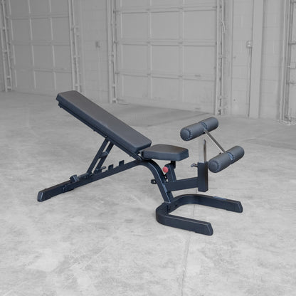 - GFID71B Heavy Duty Adjustable Bench with Leg Hold down Included - BLACK