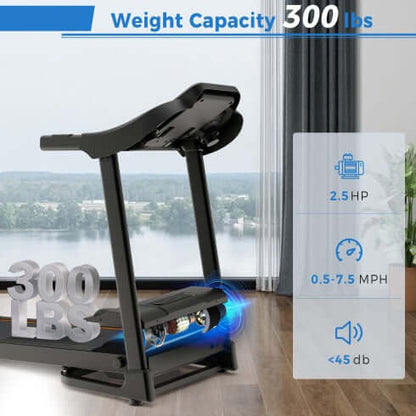 Compact Easy Folding Motorized Running Jogging Machine™