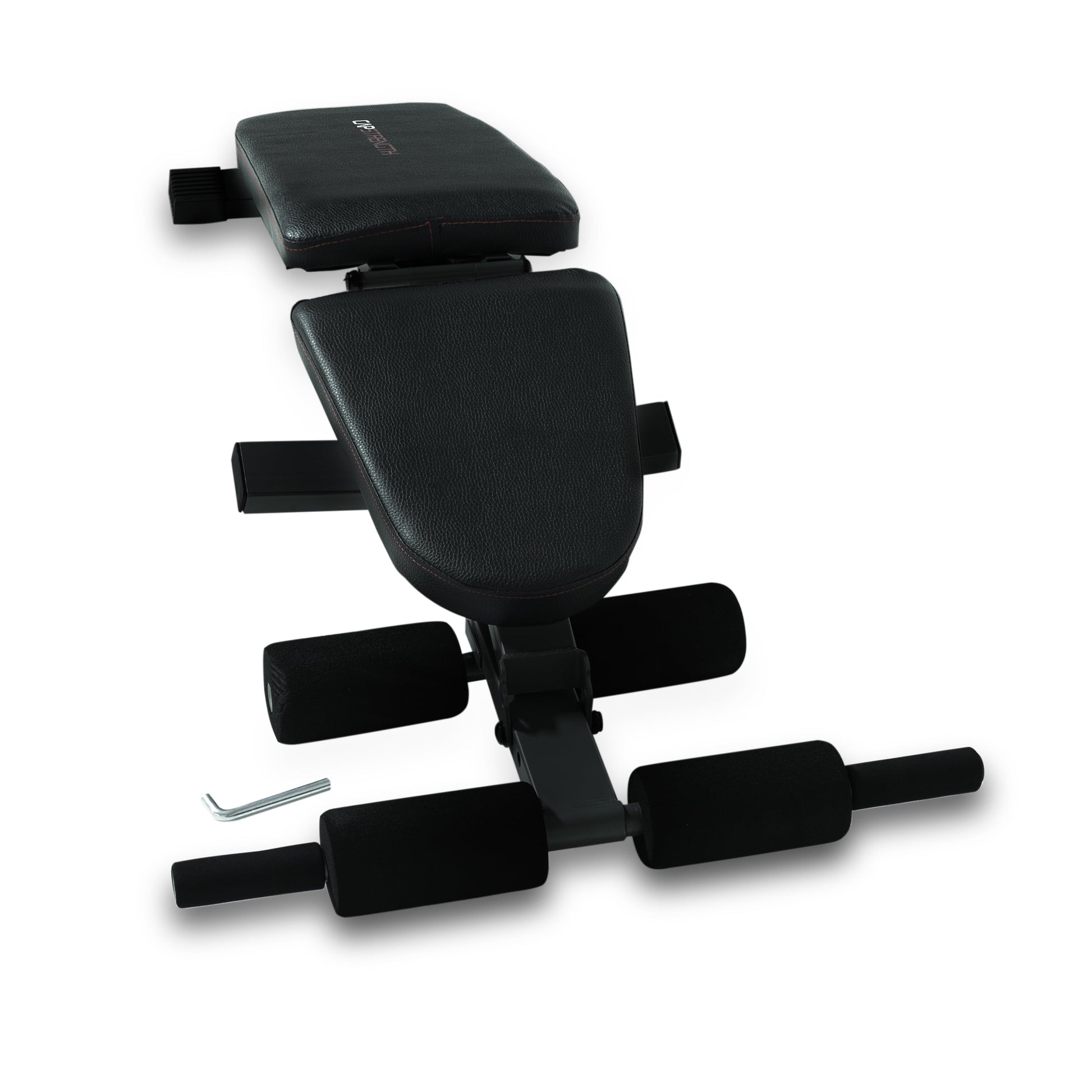 Strength Adjustable FID Weight Bench (600 Lb Weight acity), Black