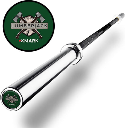 LUMBERJACK Weight Bar, Olympic Barbell with Weight Plates