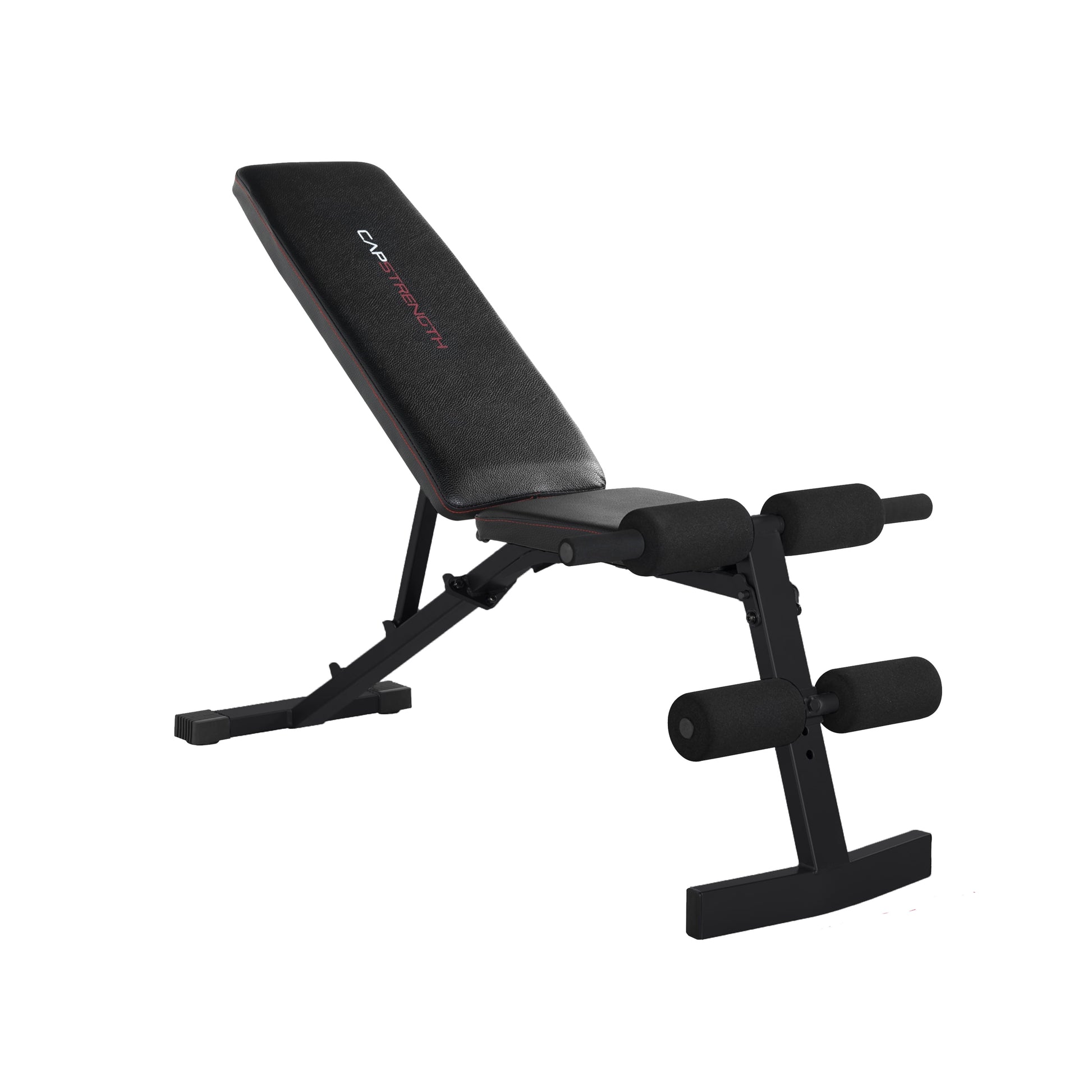 Strength Adjustable FID Weight Bench (600 Lb Weight acity), Black