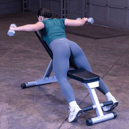 PFID125X Powerline Flat Folding Home Gym Workout Multi-Bench Press