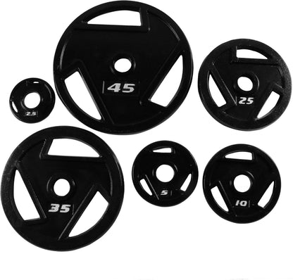 t Barbell Plates Cast Iron Weight Plates 2.5, 5, 10, 25, 35, 45 Lbs Plates(Single & Pair) (A. 2.5LB (Set of 2))