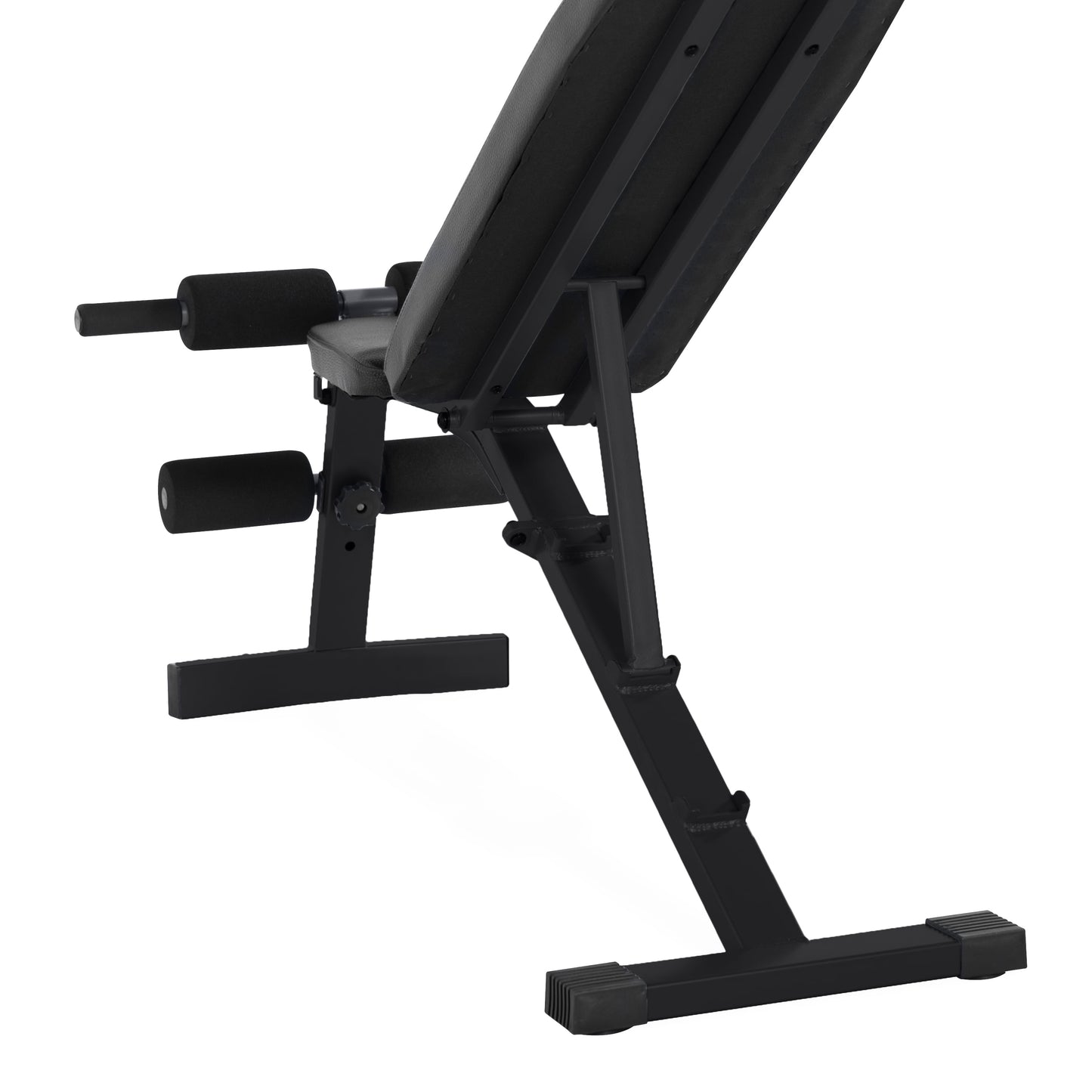 Strength Adjustable FID Weight Bench (600 Lb Weight acity), Black