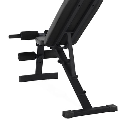 Strength Adjustable FID Weight Bench (600 Lb Weight acity), Black